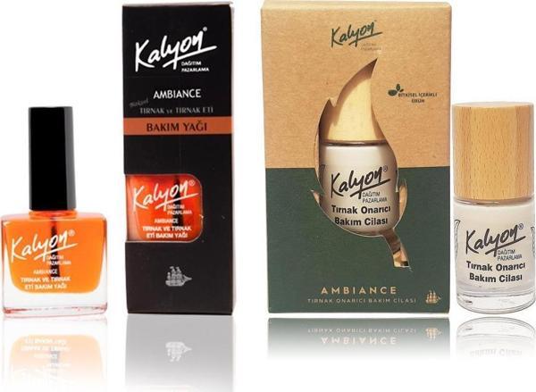 Kalyon Tırnak Bakım Yağı + Bitkisel Tırnak Onarıcı Bakım Cilası 11 ml - Image 1