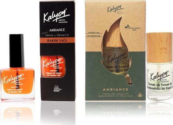 Kalyon Tırnak Bakım Yağı + Bitkisel Tırnak ve Tırnak Eti Nemlendirici İki Fazlı Yağ 11 ml - Image 1