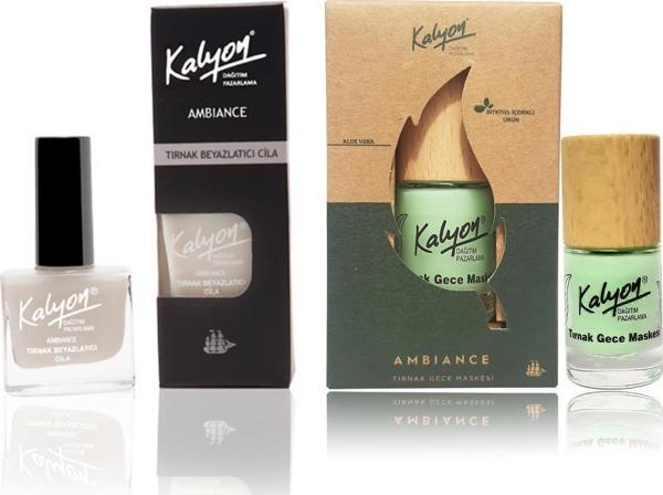 Kalyon Tırnak Beyazlatıcı Cilai + Bitkisel Tırnak Gece Maskesi 11 ml - Image 1