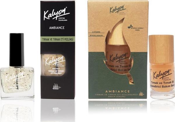 Kalyon Tırnak Eti Peelingii + Bitkisel Tırnak ve Tırnak Eti Güçlendirici Bakım Serumu 11 ml - Image 1