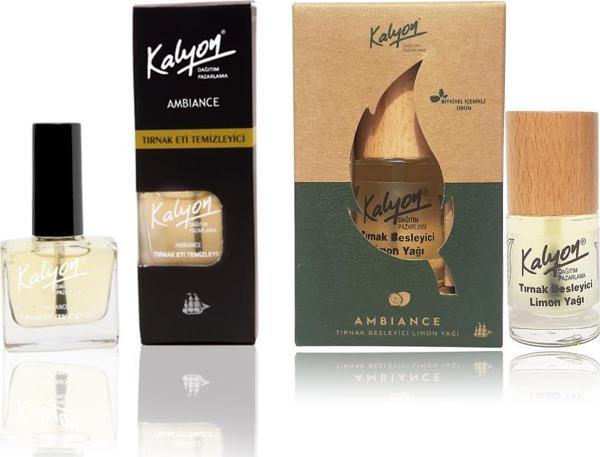 Kalyon Tırnak Eti Temizleyici + Bitkisel Tırnak Besleyici Limon Yağı 11 ml - Image 1