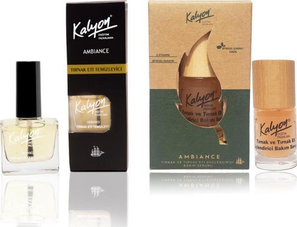 Kalyon Tırnak Eti Temizleyici + Bitkisel Tırnak ve Tırnak Eti Güçlendirici Bakım Serumu 11 ml - Image 1