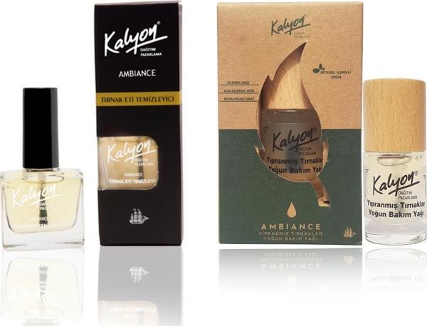 Kalyon Tırnak Eti Temizleyici + Bitkisel Yıpranmış Tırnaklar Yoğun Bakım Yağı 11 ml - Image 1