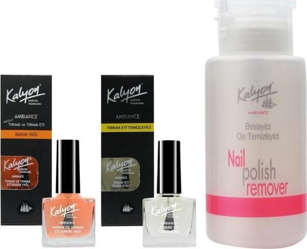 Kalyon Bakım Yağı+Et Temizleyici+Pompalı Aseton 200Ml - Image 1