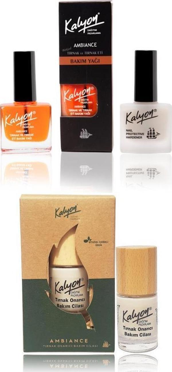 Kalyon Tırnak Sertleştirici + Bakım Yağı + Bitkisel Tırnak Onarıcı Bakım Cilası 11 ml - Image 1