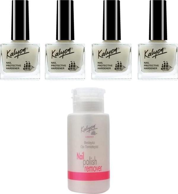 Kalyon Tırnak Setleştirici 4 Adet+Pompalı Aseton 200Ml - Image 1