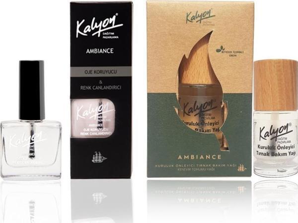 Kalyon Oje Koruyucu + Bitkisel Kuruluk Önleyici Tırnak Bakım Yağı Kenevir Tohumu Yağı 11 ml - Image 1