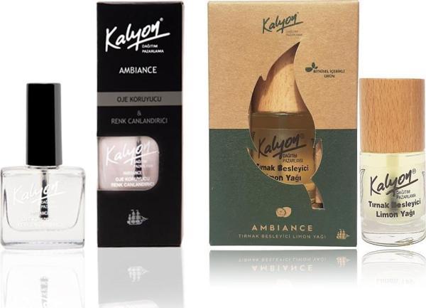 Kalyon Oje Koruyucu + Bitkisel Tırnak Besleyici Limon Yağı 11 ml - Image 1