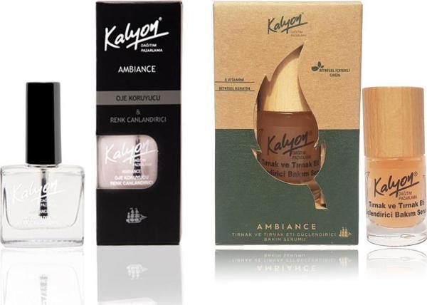 Kalyon Oje Koruyucu + Bitkisel Tırnak ve Tırnak Eti Güçlendirici Bakım Serumu 11 ml - Image 1