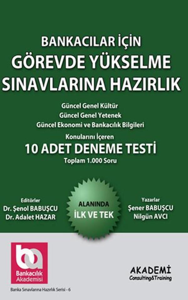 Görevde Yükselme Sınavlarına Hazırlık - 10 Adet Deneme Testi - Akademi Consulting - Image 1