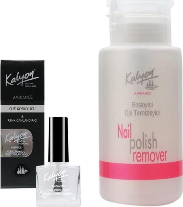 Kalyon Oje Koruyucu+Pompalı Aseton 200Ml - Image 1