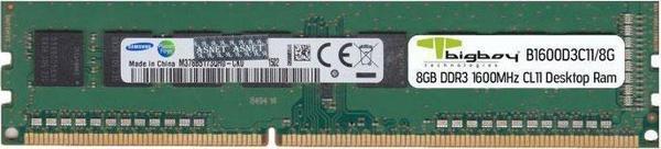 Bigboy 8GB DDR3 1600MHz CL11 Masaüstü Rami - Image 1