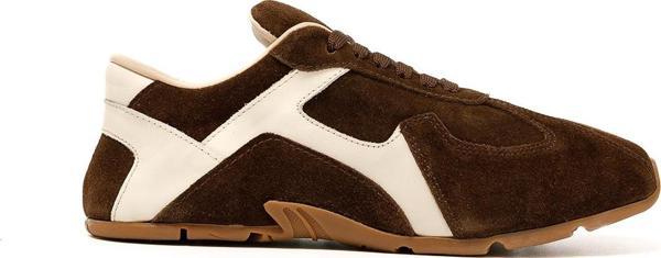 Kadın Sneaker ( Günlük) RC-25Y-187-MIU1005 John May Kahve Süet- Bej Süet - Image 1