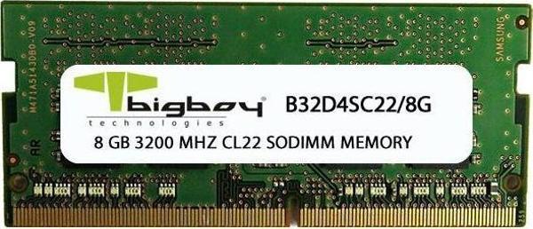 Bigboy 8GB DDR4 3200MHz CL22 Notebook Rami - Image 1