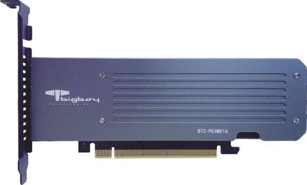 Bigboy PCIe 3.0 x4 PCIe 3.0 X16 4xM.2 22x80 Çevirici Ünite - Image 1
