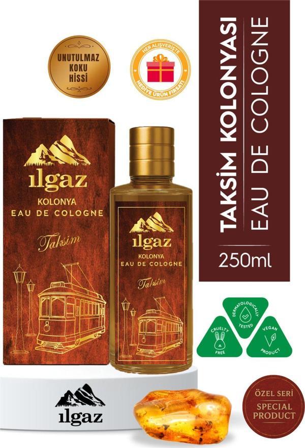 Ilgaz Taksim Kolonyası | Eau De Cologne Cam Şişe 250 Ml | Türkiye Serisi Eski Ahşap Ve Kehribar Kokusu - Image 1