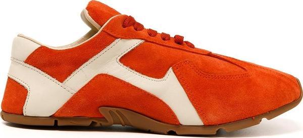 Kadın Sneaker ( Günlük) RC-25Y-187-MIU1005 John May Oranj Süet-Bej Cilt - Image 1
