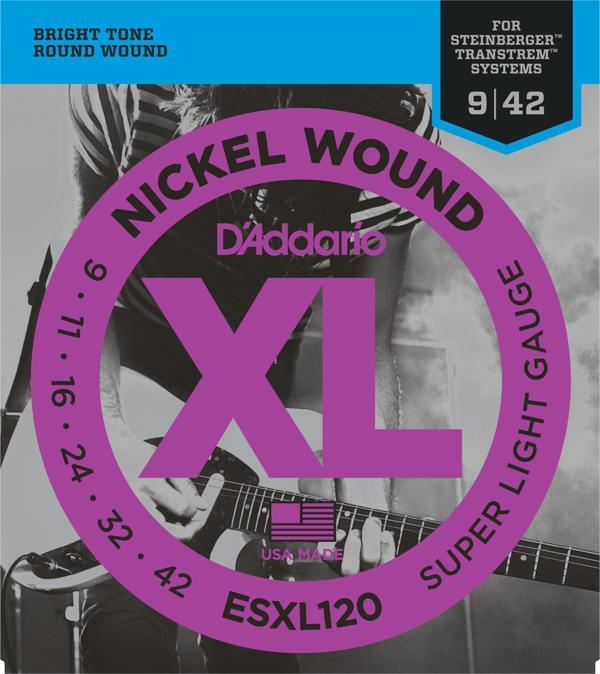 DADDARIO ESXL120 ELEKTRO GİTAR TEL SETİ, XL, 09-42, SUPER LIGHT DOUBLE BALL - Image 1