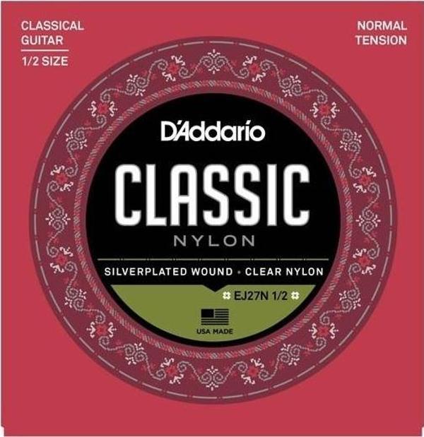 DADDARIO EJ27N 1/2 KLASİK GİTAR TEL SETİ, SILVERPLATED WOUND, NORMAL TENSION - Image 1