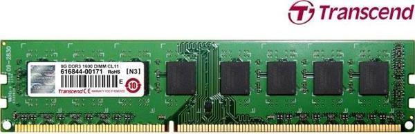 Transcend 8GB DDR3 1600MHz CL11 Masaüstü Belleği - Image 1