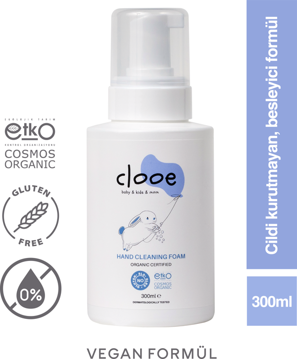 Organik El Temizleme Köpüğü (300ML) - Çocuk & Yetişkin - Yaban Mersini, Aloe Vera, Meyan Kökü - Image 1