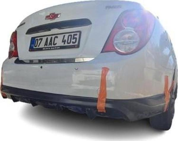 Aveo Sedan - Ps Style - Arka Tampon Ek (Plastik) (Boyasız) - Image 1