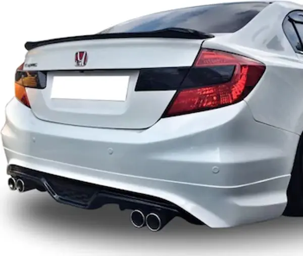 Honda Civic Fb7 Custom Difüzör Arka Ek (Plastik)(Boyasız) - Image 1