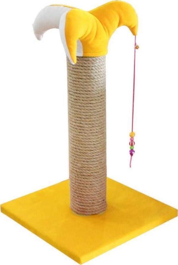Bedspet Palyaço Kalın Tahta Kedi Tırmalama 70 Cm - Image 1