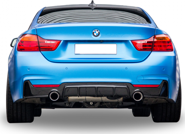 Bmw 4 Serisi F32 F33 F36 M Perfomance Sağ-Sol Tek Arka Tampon Eki - Difüzör (Plastik)(Boyasız) - Image 1