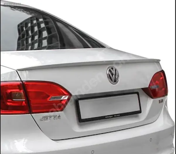Volkswagen Jetta Mk6 2010-2018 İnce Model Spoiler (Plastik) (Boyasız) - Image 1