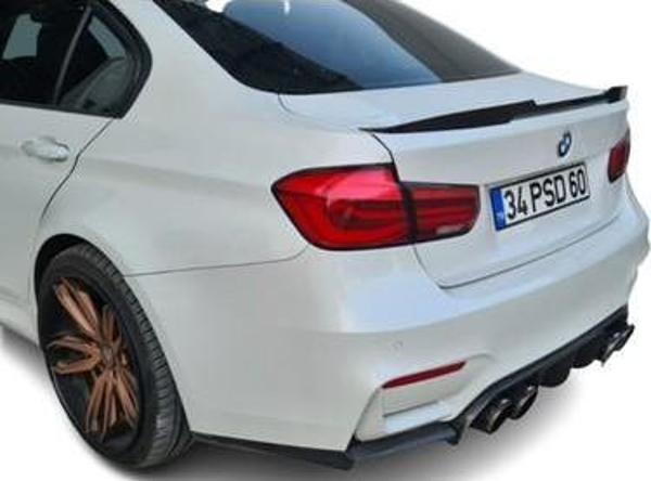 Bmw F30 3 Serisi 2012-2018 M4 Style Spoiler (Plastik) (Boyasız) - Image 1