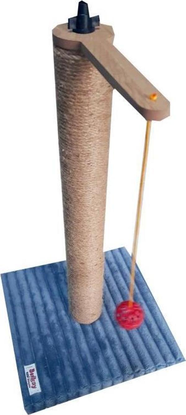 Berkay Kedi Tırmalama Kaydırmazlı Tekli Oyuncaklı 52 cm - Image 1