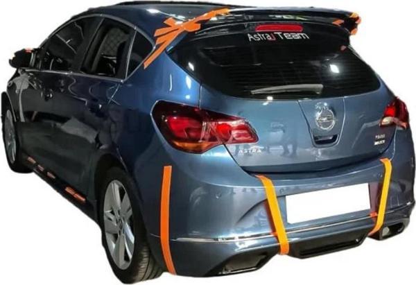 Opel Astra J HB Makyajlı Egzoz Görünümlü Arka Ek (Plastik)(Boyasız) - Image 1