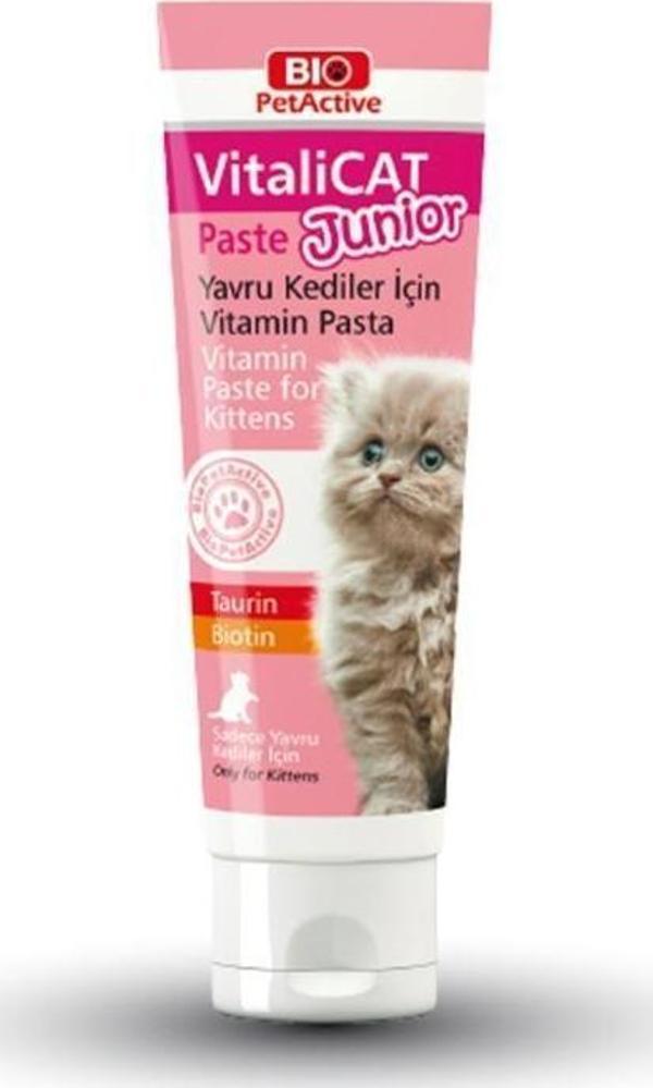 Bio PetActive Vitalicat Junior Yavru Kedi Vitamin Macunu 100 Ml - Image 1
