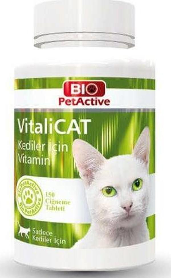 Bio PetActive VitaliCat Kediler İçin Multi Vitamin (150 Tablet) - Image 1