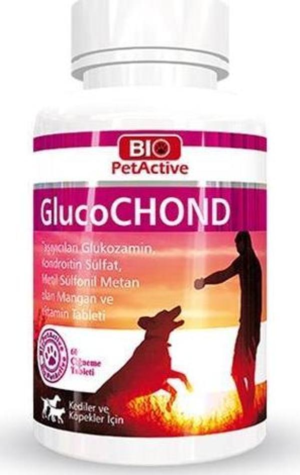 Bio Pet Glucochond Kedi ve Köpek Glucosimin 60 Tablet - Image 1