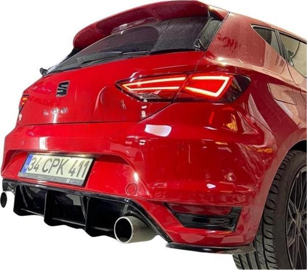 Seat Leon Mk3 Aero Tampon Orta Flapları (Plastik)(Boyasız) - Image 1