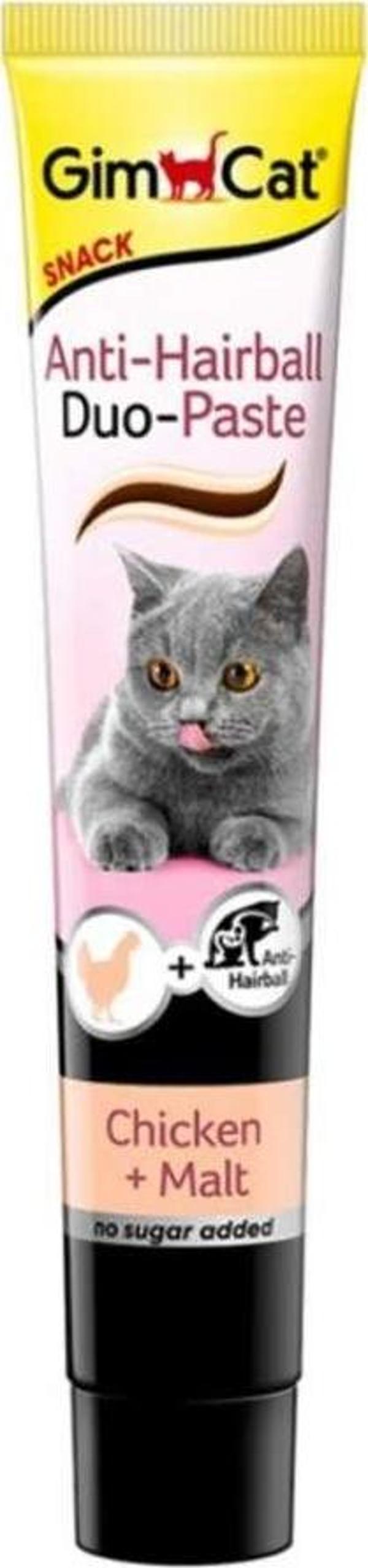 Gimcat Kedi Anti Hairball Duo Paste Malt Chicken 50 gr - Image 1