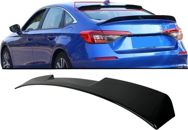 Honda Civic Fe 2021-2023 M4 Style Cam Üstü Spoiler (Plastik) (Boyasız) - Image 1