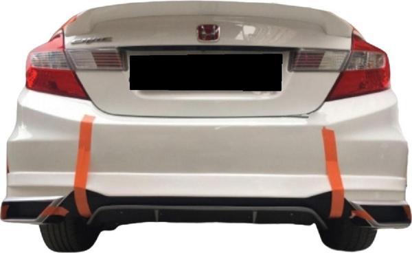 Honda Civic Fb7 Egzoz Görünümlü Difüzör (Plastik)(Boyasız) - Image 1