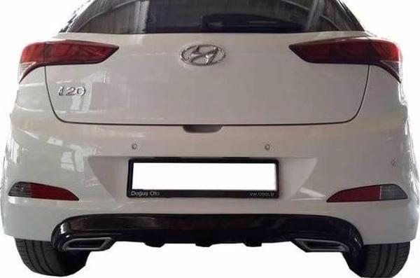 Hyundai i20 Egzoz Görünüm Difüzör (Plastik)(Boyasız) - Image 1