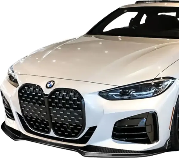 BMW 2019-2022 G22-G23 -G26 4 Serisi-M Performance Style- Ön Tampon Lip (Plastik) (Boyasız) - Image 1