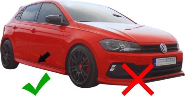 Volkswagen Polo 2018 Yan Marşpiyel Aero (Plastik)(Boyasız) - Image 1