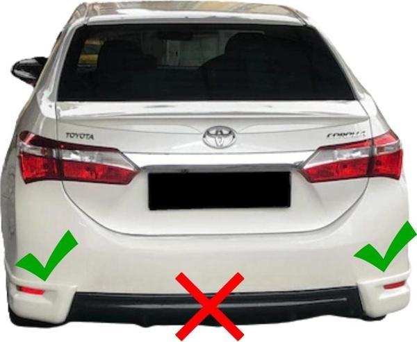 Toyota Corolla Arka Flap Sağ Sol (Plastik)(Boyasız) - Image 1