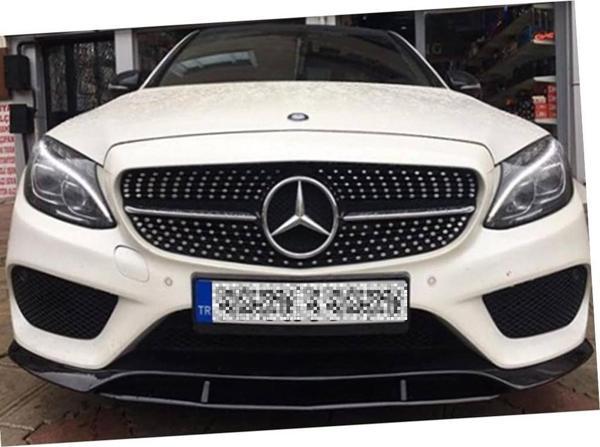 W205 C180 Ön Ek 2 Parça Ön Ek (Plastik)(Boyasız) - Image 1