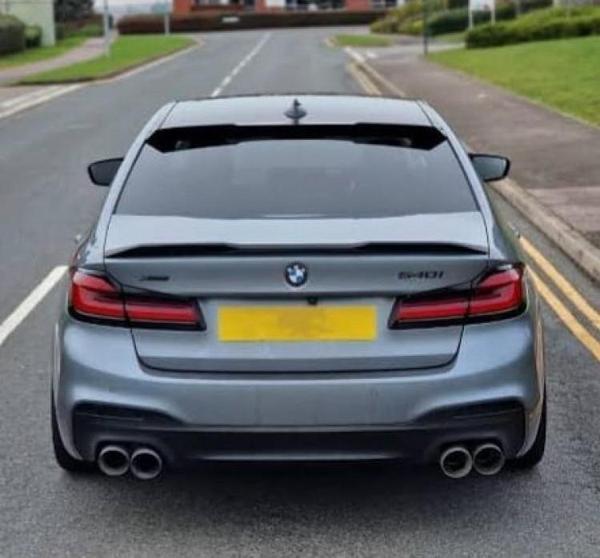 Bmw G30 5 Seris M4 Style Cam Üstü 2017-2021 Spoiler (Plastik) (Boyasız) - Image 1