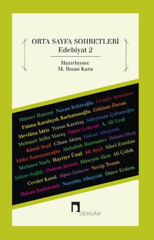 Orta Sayfa Sohbetleri Edebiyat 2 - Dergah Yayınları - Image 1