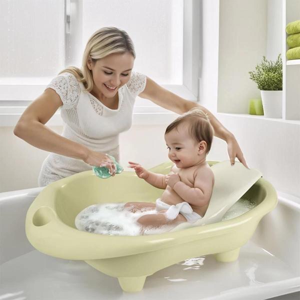 Eğitici Oyuncak 7269 HIPPO BEBEK YIKAMA KÜVETİ VE DESTEĞİ ECO YEŞİL - Image 1