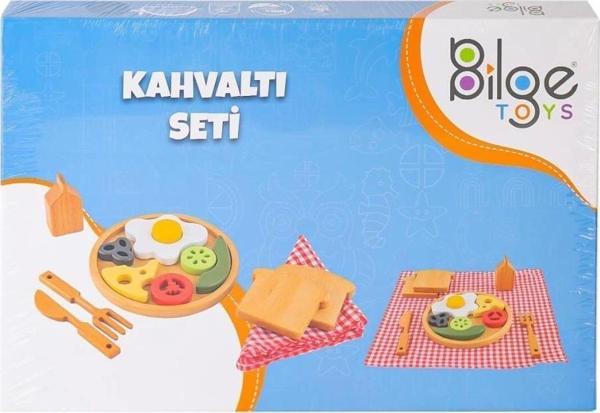 Eğitici Çocuk Gelişim  BLG-114 Ahşap Kahvaltı Seti - Image 1
