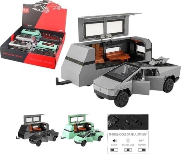 Eğitici Oyuncak XHD-B3230-Vardem Çek Bırak Işıklı ve Sesli Truck Model Karavan 1:32 - Image 1